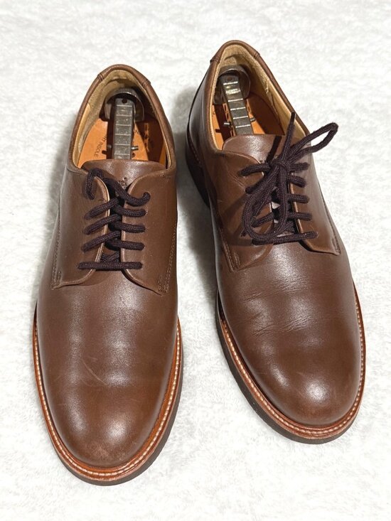 size 7.5 mens Samuel‎ Hubbard Founder M2100-041 Chestnut brown oxford lace dress main image 5